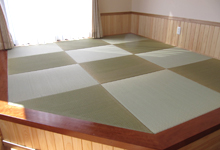 天然い草の琉球畳の写真