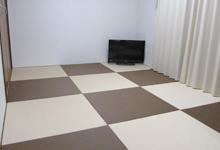 カラー樹脂素材の琉球畳の写真